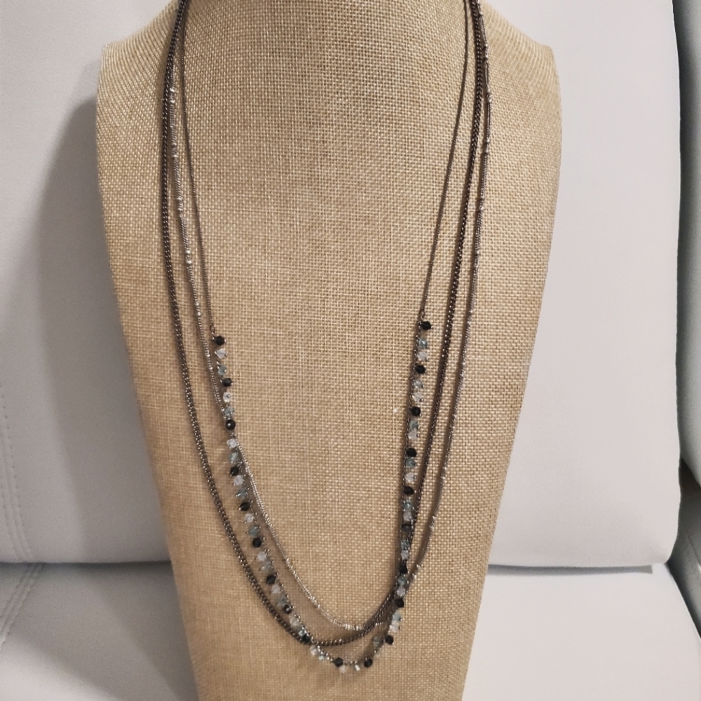 Blue Beaded Necklace